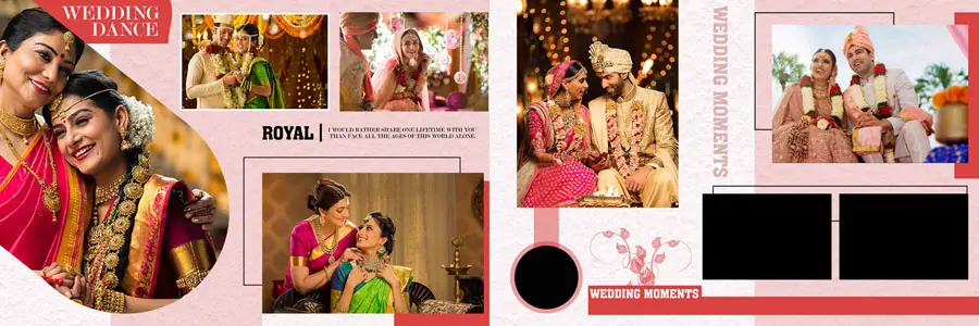 Creative 12x36 Wedding Album PSD Templates 2025