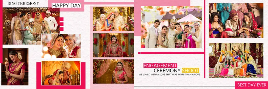Creative 12x36 Wedding Album PSD Templates 2025