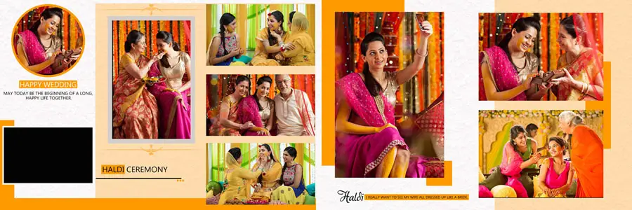 Creative 12x36 Wedding Album PSD Templates 2025