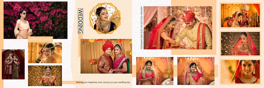 Creative 12x36 Wedding Album PSD Templates 2025