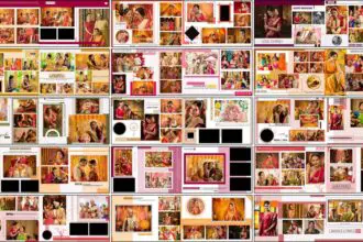 Creative 12x36 Wedding Album PSD Templates 2025