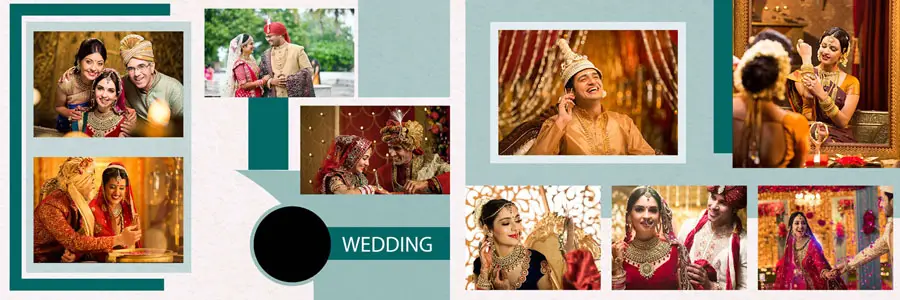 Creative 12x36 Wedding Album PSD Templates 2025