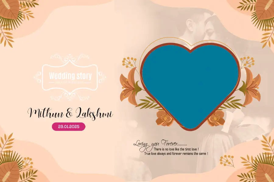 Free Indian Wedding Album Cover PSD 12x18 Designs 2025