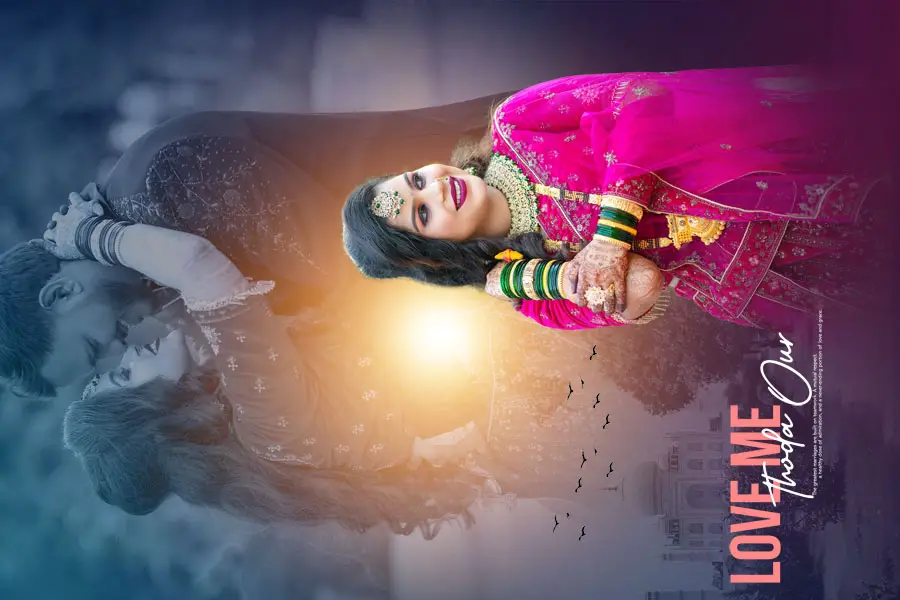 Free Indian Wedding Album Cover PSD 12x18 Designs 2025