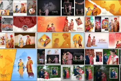 20 New Marathi Wedding Album Design PSD 12x36, 12x18