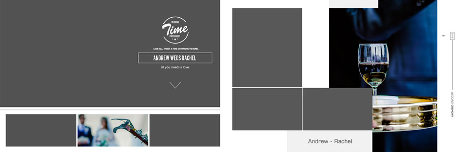 12x36 traditional wedding album PSD template — final preview sample
