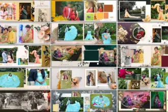 20 Baby Shower Album Design 12x36 PSD Templates