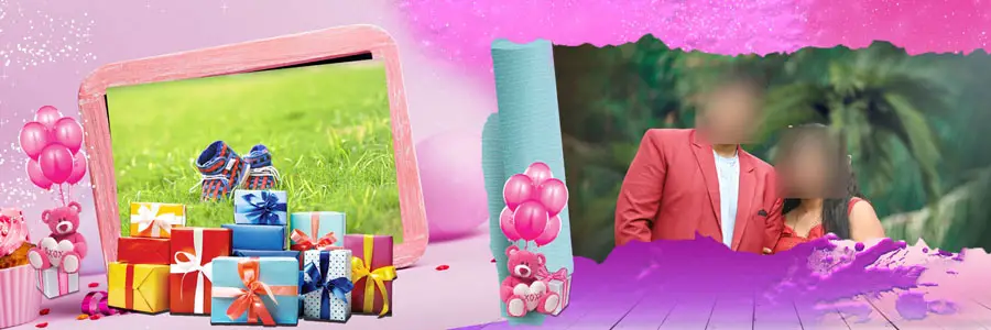 Modern Baby Shower Album PSD Template 12x36 Layout