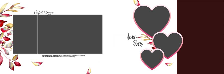 Elegant 12x36 Wedding Album Design PSD Layouts Free Download