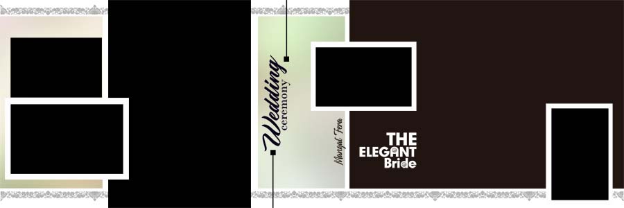 Elegant 12x36 Wedding Album Design PSD Layouts Free Download