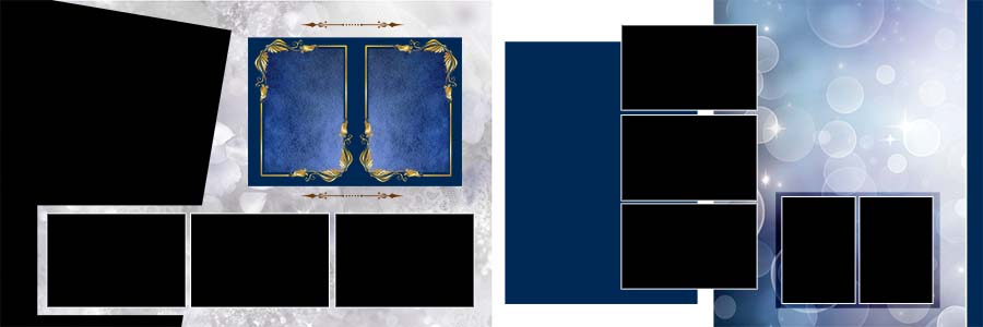Elegant 12x36 Wedding Album Design PSD Layouts Free Download