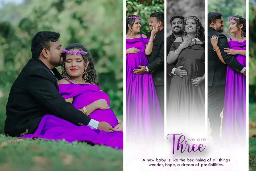 full album set 12x36 PSD template 300 dpi complete maternity couple collection