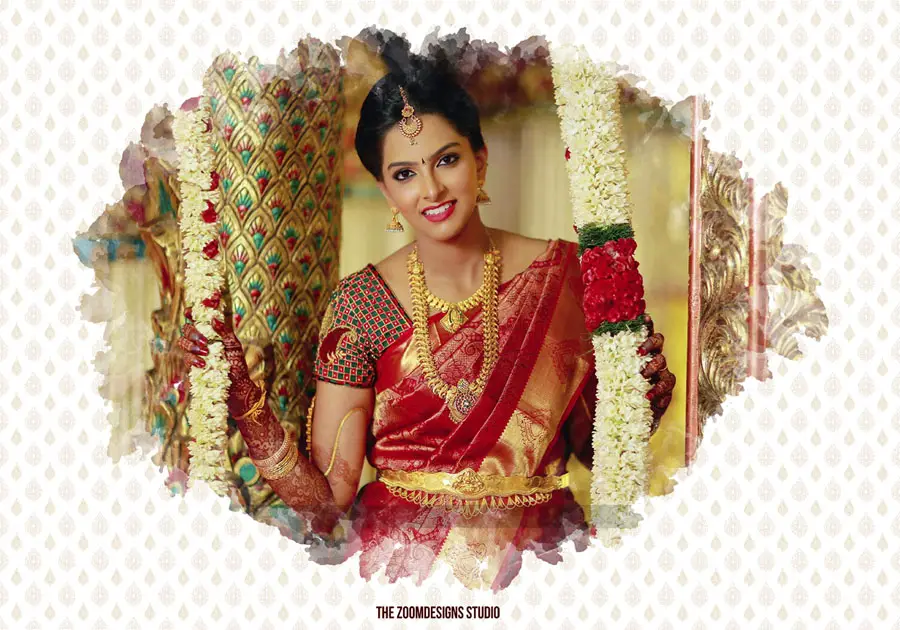 High quality wedding album back cover design PSD template 14x20