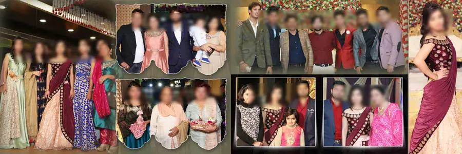 creative reception album design psd for wedding photography