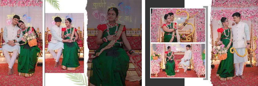 Professional pregnancy maternity album design PSD 12x36 layout