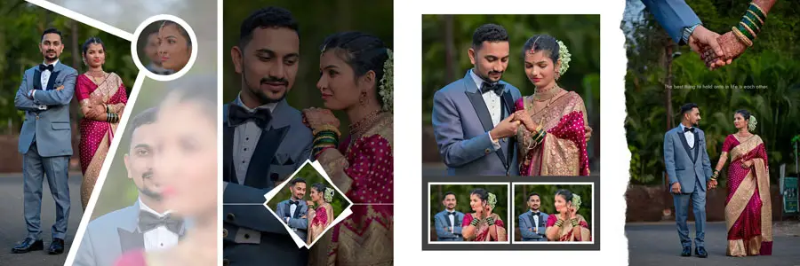 Traditional Haldi ceremony album design layout 12x36