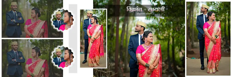 Maharashtrian wedding album DM sheets 12x36 PSD