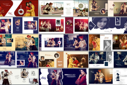 25 Free Indian Wedding DM Album Design PSD Templates 12x36