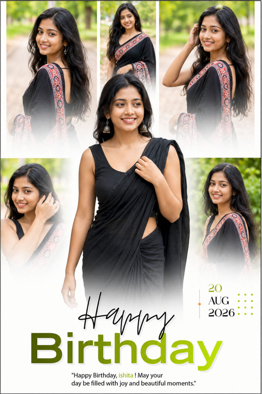 Free Birthday Photo Collage PSD Template Download