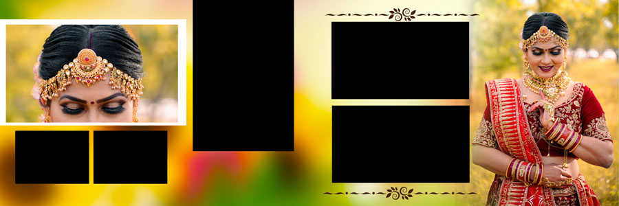 Free creative Indian marriage album PSD design 10