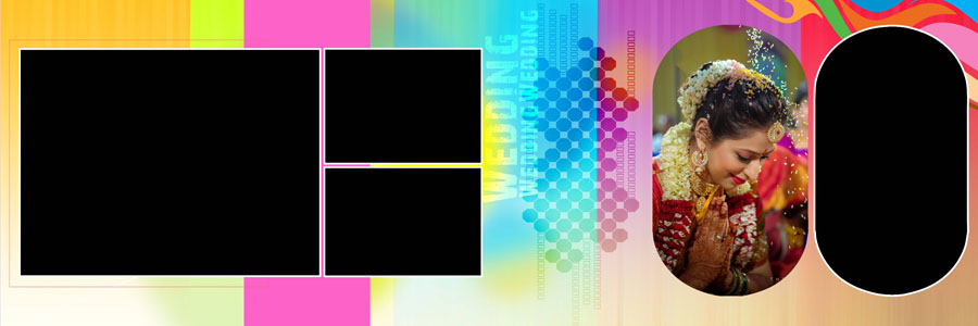 Free 12x36 Indian wedding album layout for Photoshop 07