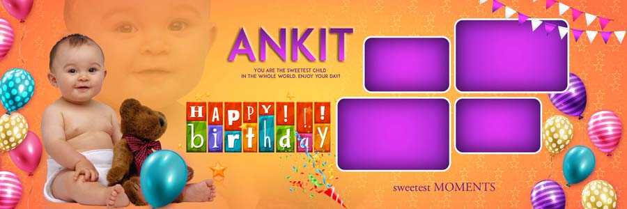100 New 2020 Birthday Photo Album PSD Design