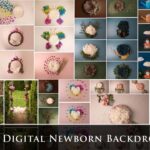 240+ Digital Newborn Backdrop Bundle