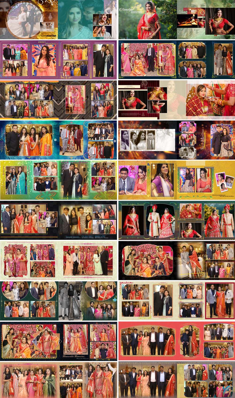New 2021 Wedding Album Inner PSD Templates-Vol-04 Wedding Album Inner PSD Templates
