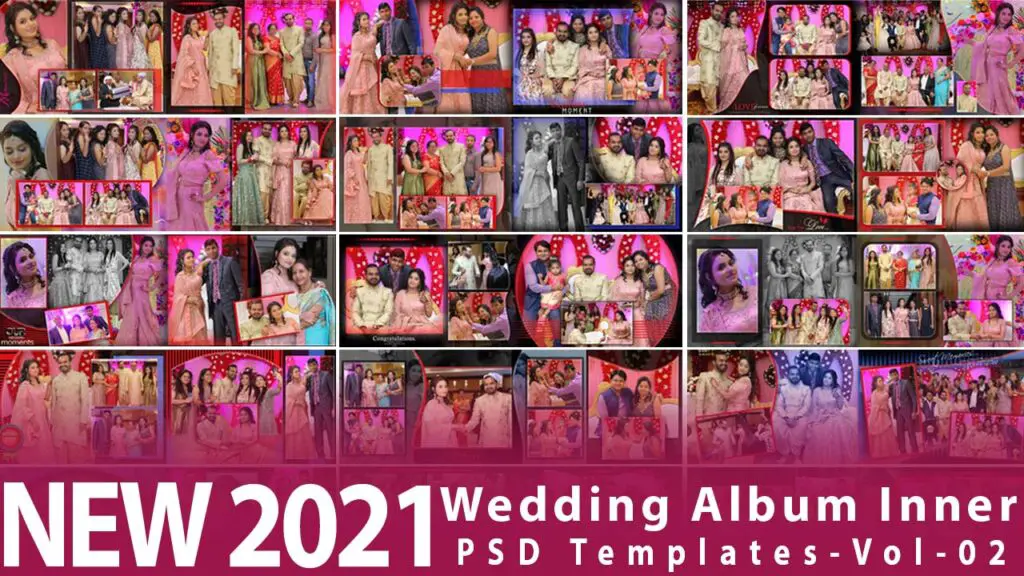 Wedding Album Inner PSD Templates-Vol-02