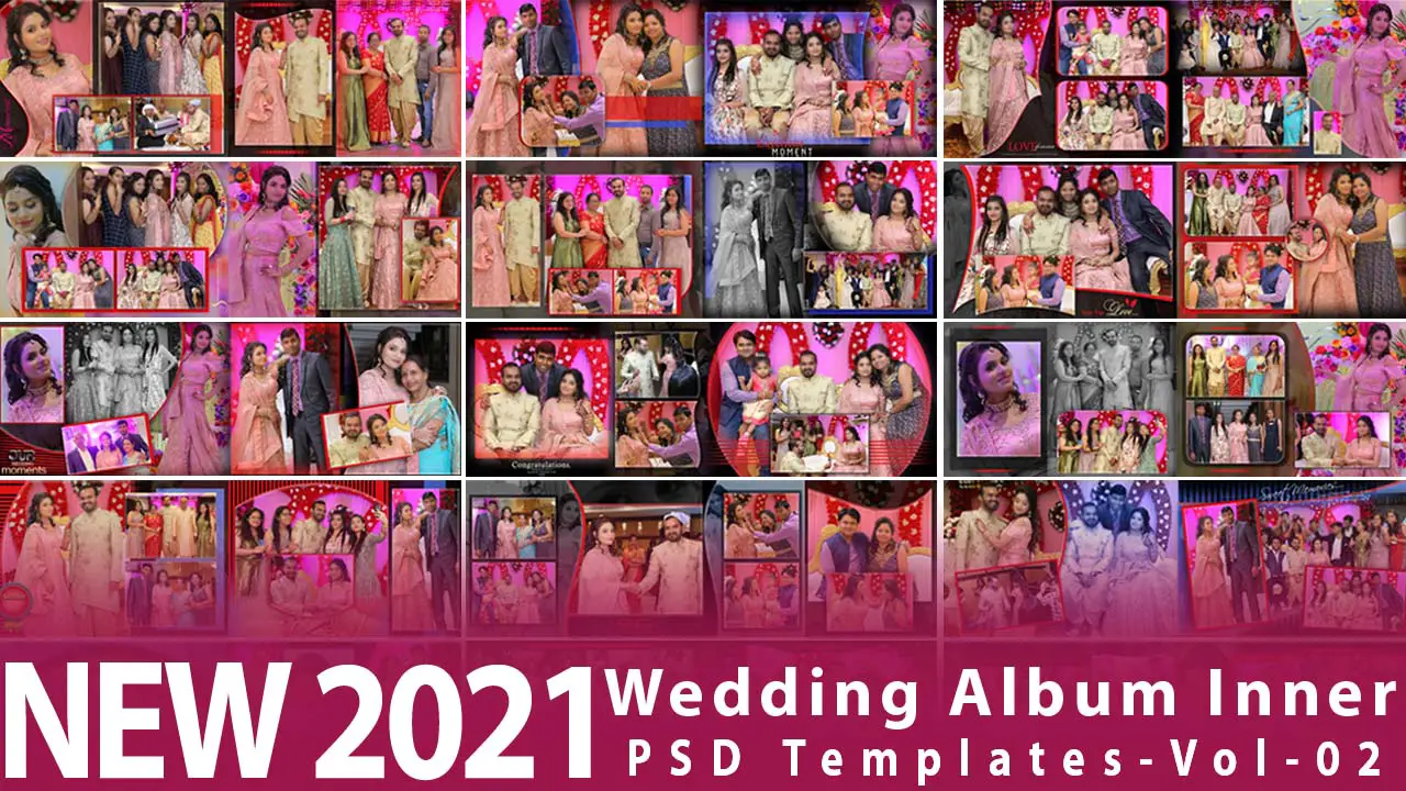 Wedding Album Inner PSD Templates-Vol-02