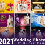 New 2021 Wedding Photo Albums 12x18 Cover Design Vol-02