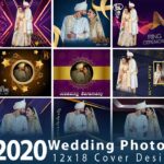 New 2021 Wedding Photo Albums 12x18 Cover Design Vol-03