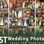Latest Wedding Photo Album Inner PSD Templates-Vol-01