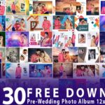 Free Download Top 30 Pre-Wedding Photo Album 12x36 PSD Designs