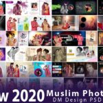 40 New 2020 Muslim Photo Album DM Design PSD Collection