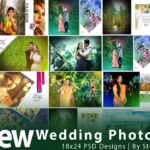 30 New Wedding Photo Album 18x24 PSD Designs
