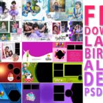 Free Download Latest 2021 Birthday Album Design PSD Layouts